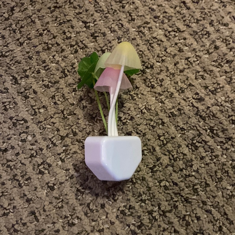 flower night light plug into the wall
